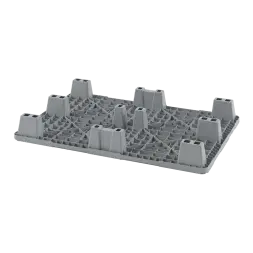 Легкий перфорированный пластиковый поддон 1200х800 на ножках