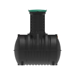 Емкость подземная Rostok G 3500 с горловиной 1000 мм с входом 110