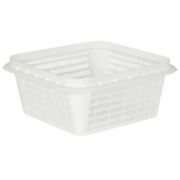 Контейнер сетчатый (фильтр-сито для мёда) для куботейнера, 10 л, 340x340x145 мм, белый [12.417.00.PE]