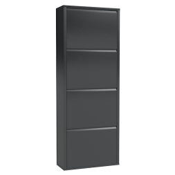 Шкафчик металлический для обуви на 4 полки [12735]