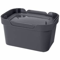 Ящик с крышкой универсальный Luxe, 1,9л, серый