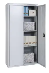 Шкаф архивный 2000x1000x450 мм Светло-серый
