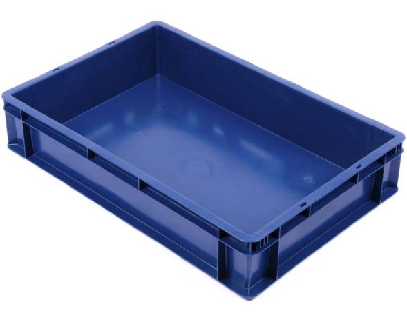 Пластиковый ящик 600х400х120 сплошной без ручек