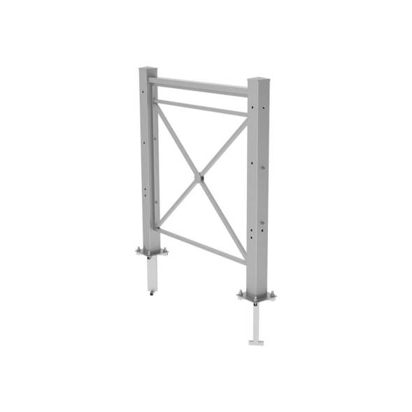 Ограждение пешеходное Крест укороченные секции