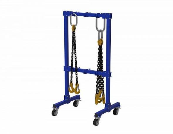 Стеллаж ДВК для строп передвижной 1000