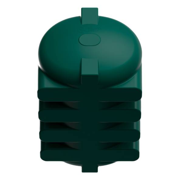 Емкость пластиковая горизонтальная для хранения воды и дизельного топлива, 8000 л, зеленый [TG8000S2]