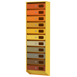 Ящик почтовый на 11 квартир серия Базис Элит [11739]