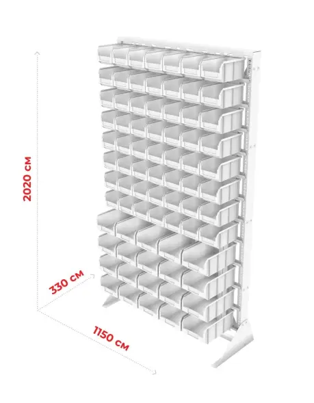 Стойка 1150х2020 Стелла-техник В1-00-08-04 односторонняя