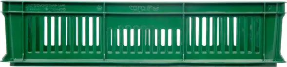 Ящик пластиковый перфорированный, 600×400×140 мм, 27 л, синий [705.02.01]