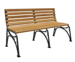 Скамейка стальная «Бульвар» без подлокотников 3,0 м (3 опоры)