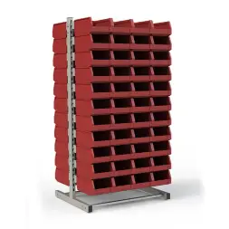 Стеллаж двусторонний №119 (1835х950х760)