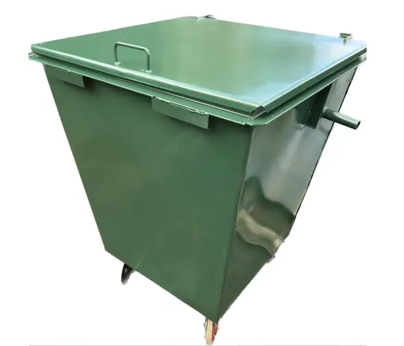 Металлический контейнер 0,75 м³ коричневый