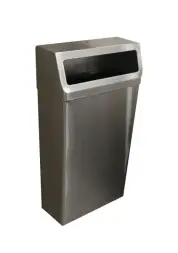 Урна DME настенная 400х170х730 мм 39 л