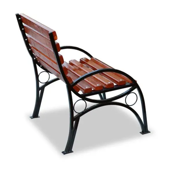 Скамейка стальная «Бульвар» 3,0 м (3 опоры)