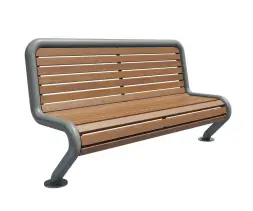 Скамейка стальная «Яуза В 1.1» 1,2 м