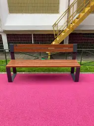 Скамейка стальная «Идиллия» без подлокотников