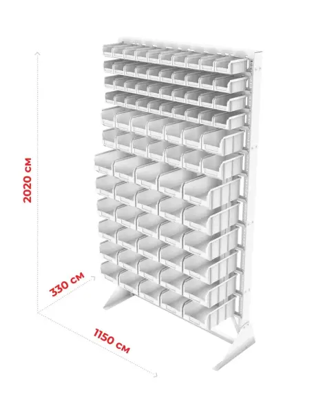 Стойка 1150х2020 Стелла-техник В1-04-02-06 односторонняя
