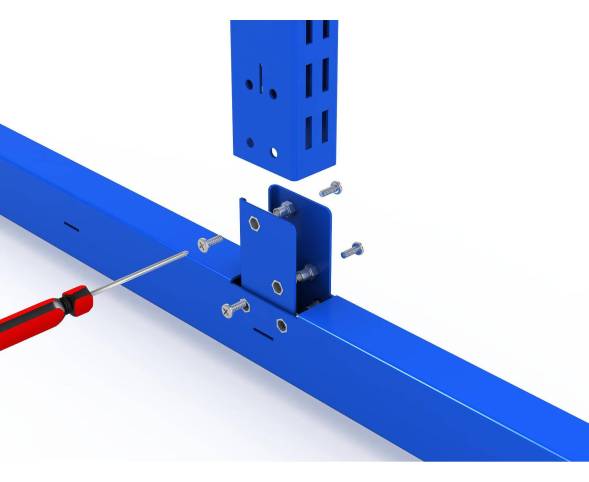 Система хранения двухсторонняя ДВК SORTEX 1075-2 №1-1, синий [КГ030393]