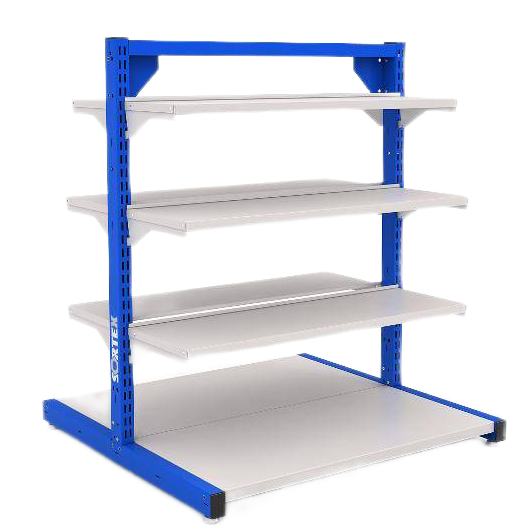 Система хранения двухсторонняя ДВК SORTEX 1075-2 №1-1, синий [КГ030393]