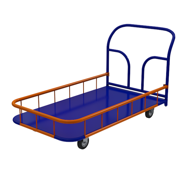 Тележка платформенная с бортом ТПБ 7 1400x800x700 [16242]