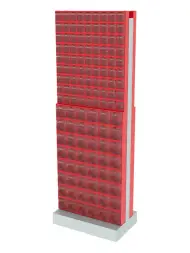 Стойка двусторонняя напольная Стелла-техник 406-09-08-00 (600х380х1650)