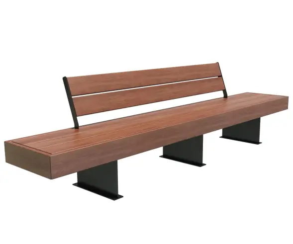 Скамейка стальная «Адонис» 2,0 м (двухсторонняя)