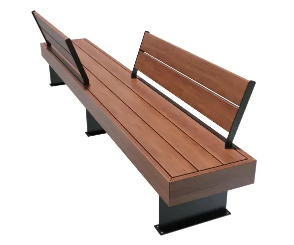 Скамейка стальная «Адонис» 2,0 м (двухсторонняя)