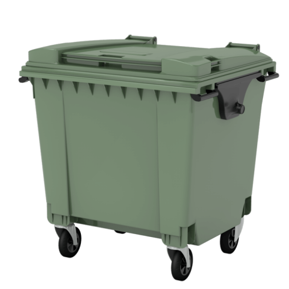 Мусорный пластиковый контейнер 1100 литров [11644]