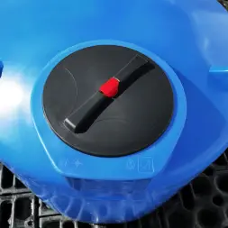 Емкость TOR 2000л под плотность до 1.2 г/см³ с откидной крышкой синяя