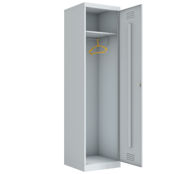 Гардеробный шкаф одностворчатый сварной [12744]
