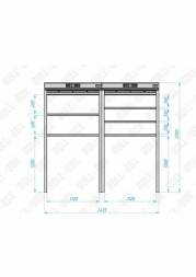 Роллетный шкаф ROLL-BOX SIMPLE Plus 24.08.23.V1-2