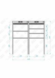 Роллетный шкаф ROLL-BOX SIMPLE Plus 24.08.23.V2-2