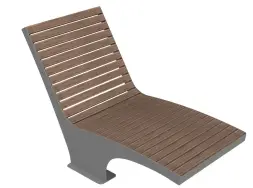 Парковый лежак 9 1,6 м
