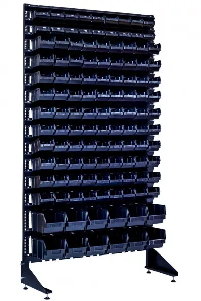 Стеллаж с пластиковыми ящиками 1801-0/14/0 CH