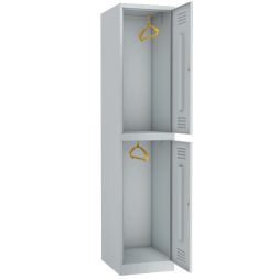 Шкаф двухсекционный для раздевалок [12946]