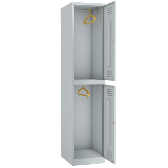 Шкаф двухсекционный для раздевалок [12946]