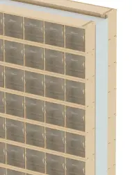 Стойка бежевая двусторонняя напольная Стелла-техник 406-20-00-00-B