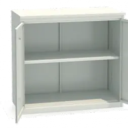 Шкаф архивный ALR 8896 880x960x450 мм Светло-серый