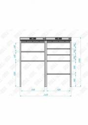 Роллетный шкаф ROLL-BOX SIMPLE Plus 24.08.24.V1-2