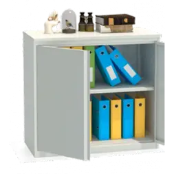 Шкаф архивный ALR 8810 880x1000x450 мм Светло-серый