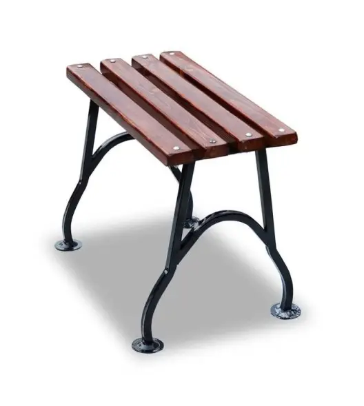 Банкетка стальная «Элегант» 3,0 м (3 опоры)