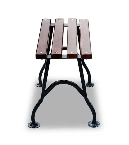 Банкетка стальная «Элегант» 3,0 м (3 опоры)