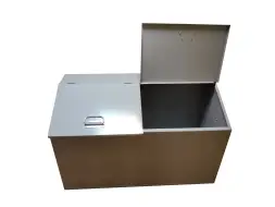 Контейнер для промасленной ветоши МКв-2-110 1100x500x(500)670 мм Серый