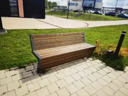 Скамейка стальная «Урсула»