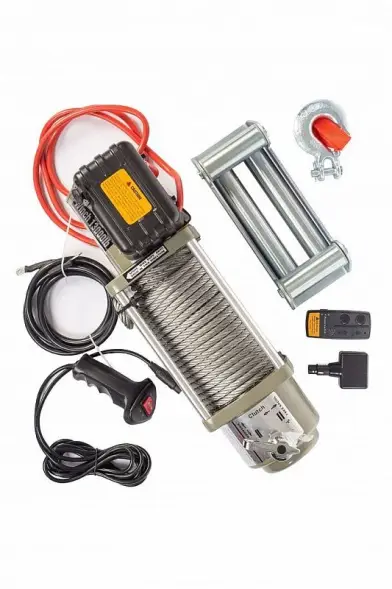 Лебедка автомобильная TOR ЛА SEC15000 г/п 6804 кг 28 м 12V