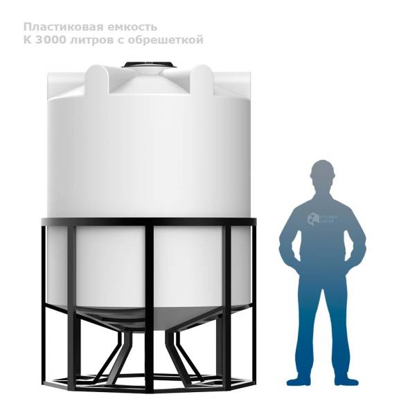 К 3000 литров с обрешеткой