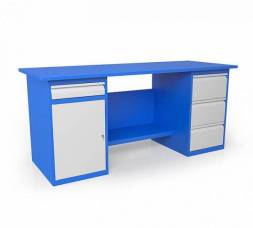 Слесарный двухтумбовый верстак ВСТ-Н 18/208-ПС800