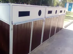 Контейнерный шкаф «Модуль» Лиственница