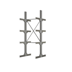 Консольный стеллаж КТр двухсторонний одинарный 1896 [14049]