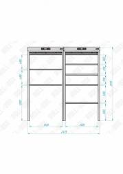 Роллетный шкаф ROLL-BOX SIMPLE Plus 24.08.24.V2-2